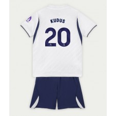 Tottenham Hotspur Mohammed Kudus #20 Hemmaställ Barn 2026-27 Korta ärmar (+ Korta byxor)